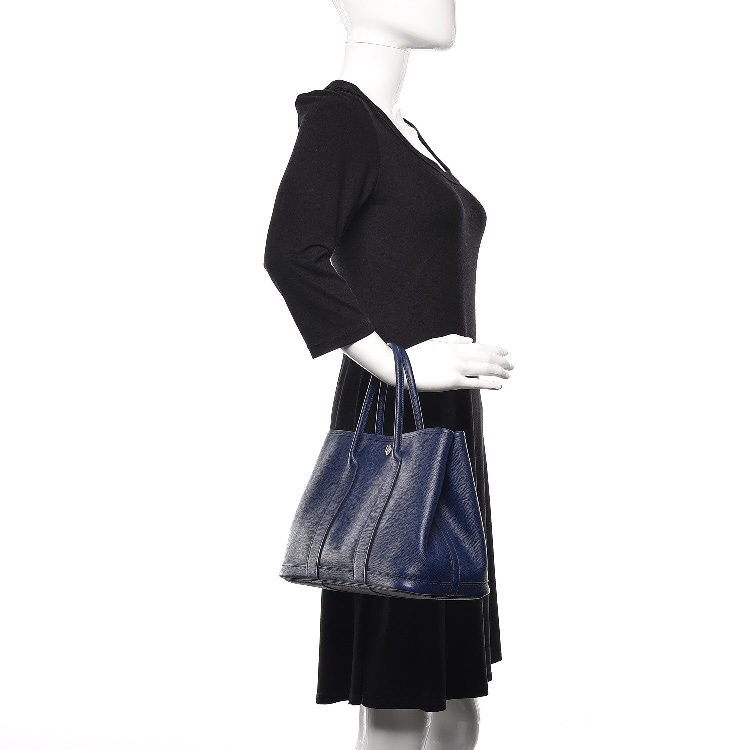 Hermes Epsom Garden Party 30 TPM Bleu Saphir 2 of 16