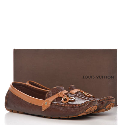 Louis Vuitton Calfskin Oxford Loafers 41 Brown Cognac 15 of 15