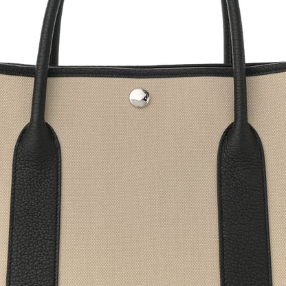 Hermes Twill D Negonda Garden Party 36 MM Tote Beton Black 8 of 11
