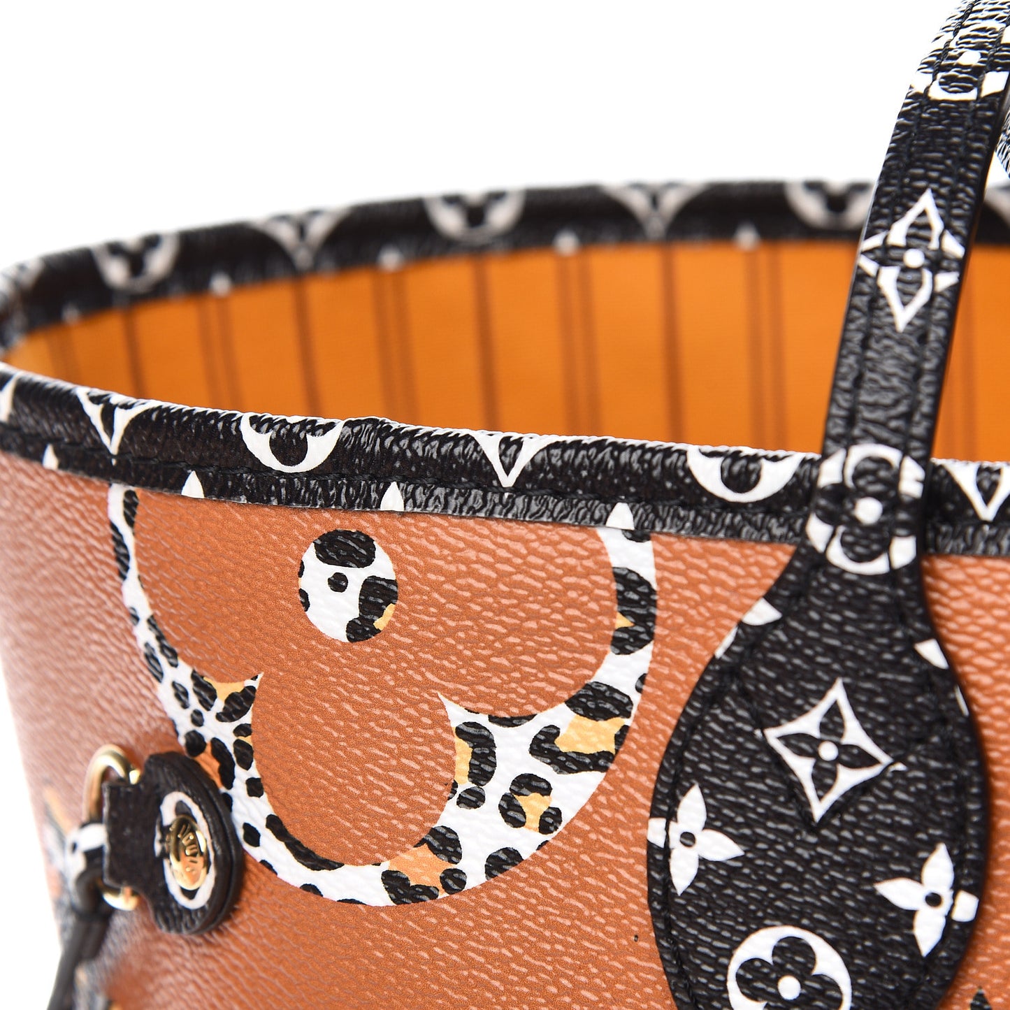 Monogram Giant Jungle Neverfull MM Black