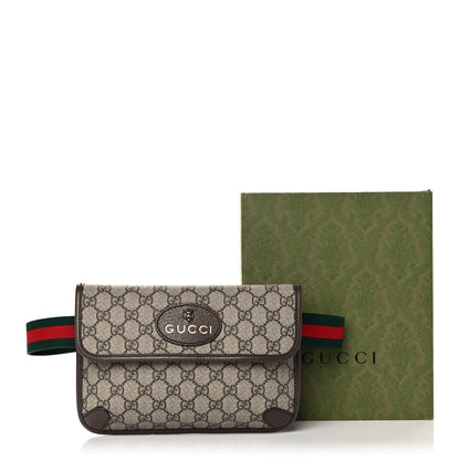 Gucci GG Supreme Monogram Neo Vintage Web Belt Bag Brown 13 of 13
