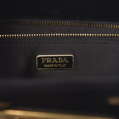 Prada Velvet Astrology Crossbody Tote Bag Black 6 of 10