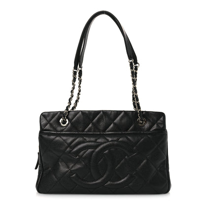 Chanel Caviar Quilted Timeless CC Soft Tote Black 1 of 11