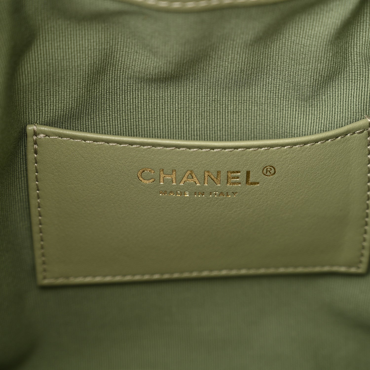 Chanel Suede Quilted Small Chanel 25 Handbag Khaki 7 of 10