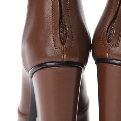Gucci Calfskin Twiggy Boot Horsebit 36 Nut Brown 11 of 15