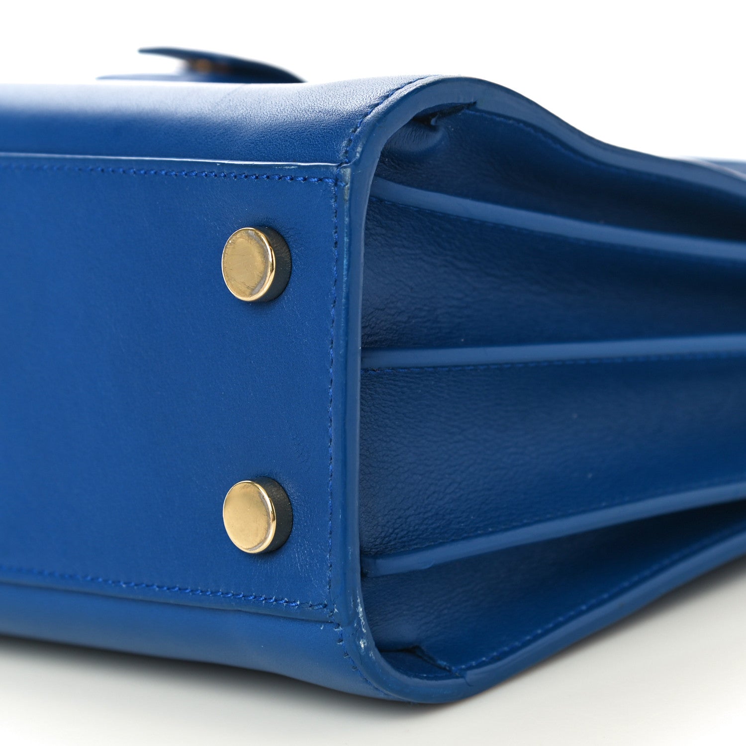 Saint Laurent Calfskin Nano Sac De Jour Royal Blue 9 of 11