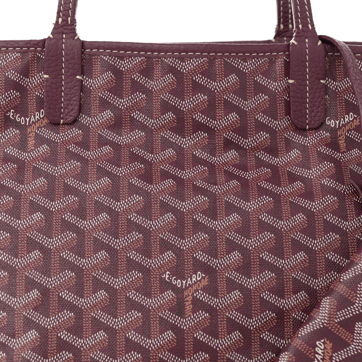 Goyardine Sac Hardy Pet Carrier PM Burgundy