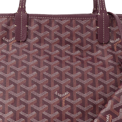 Goyard Goyardine Sac Hardy Pet Carrier PM Burgundy 9 of 15