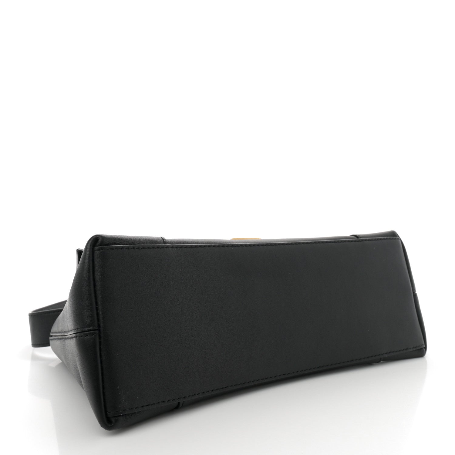 Balenciaga Semi Shiny Smooth Calfskin Small Downtown Shoulder Bag Black 4 of 12