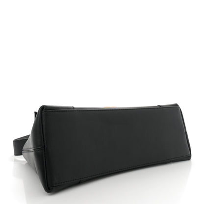 Balenciaga Semi Shiny Smooth Calfskin Small Downtown Shoulder Bag Black 4 of 12