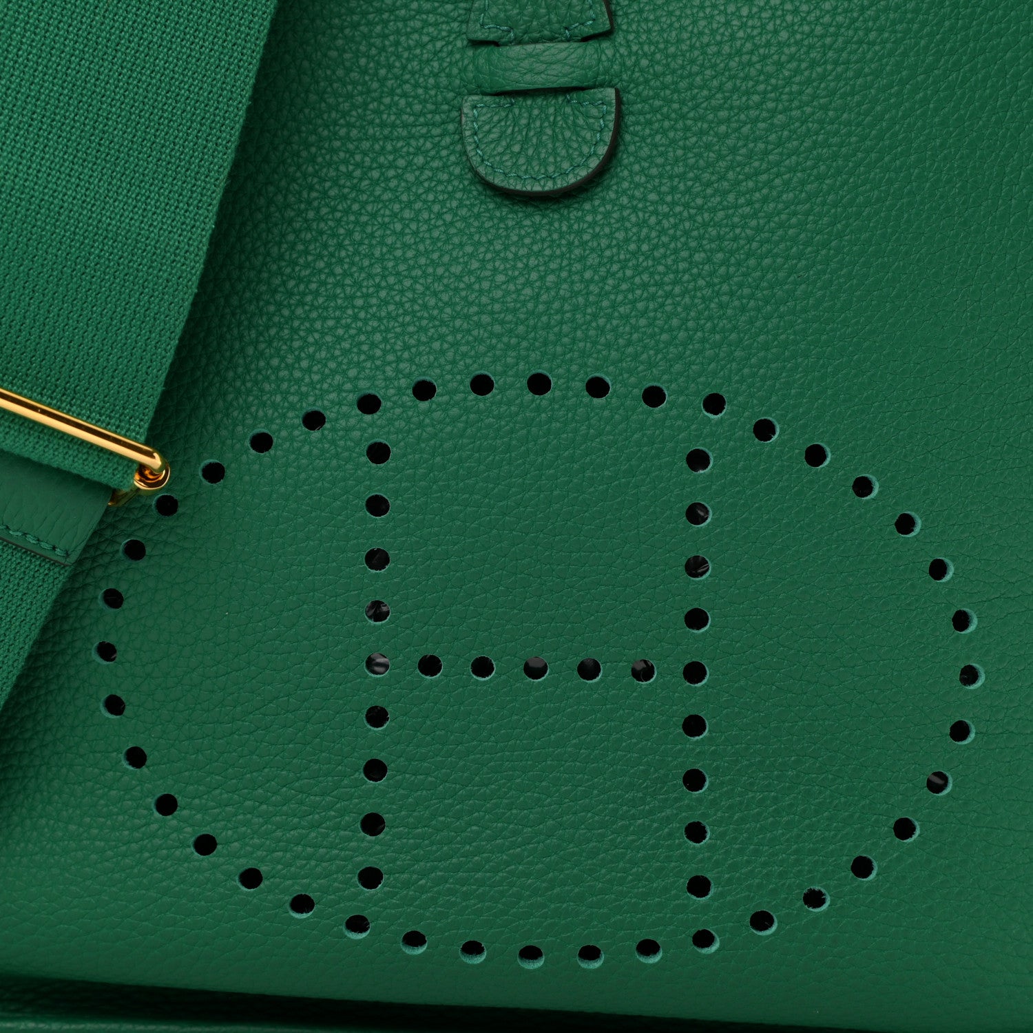 Hermes Taurillon Clemence Evelyne III PM Vert Vertigo 7 of 9