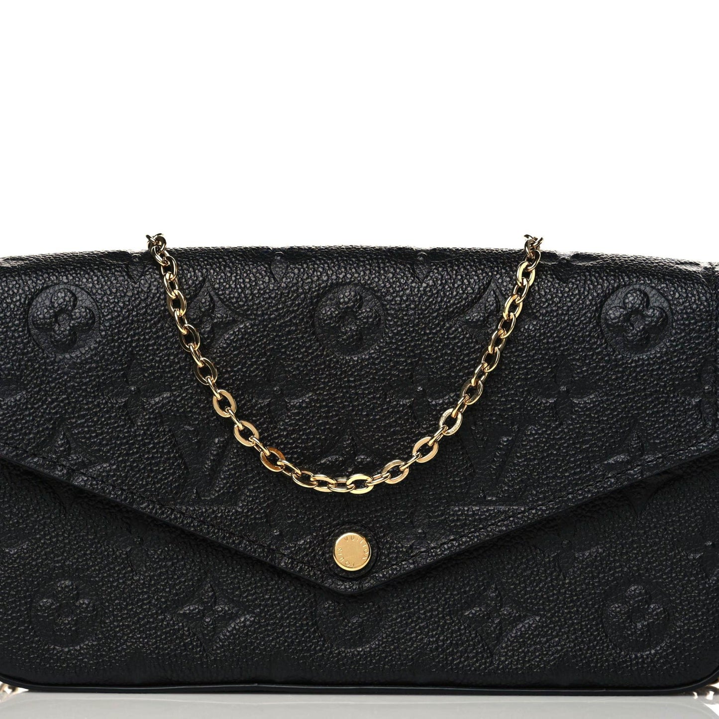 Empreinte Pochette Felicie Chain Wallet Black
