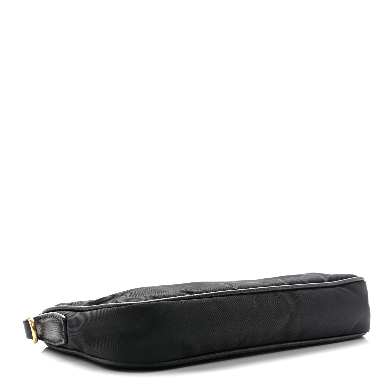 Prada Tessuto Nylon Saffiano Crossbody Bag Black 1818422