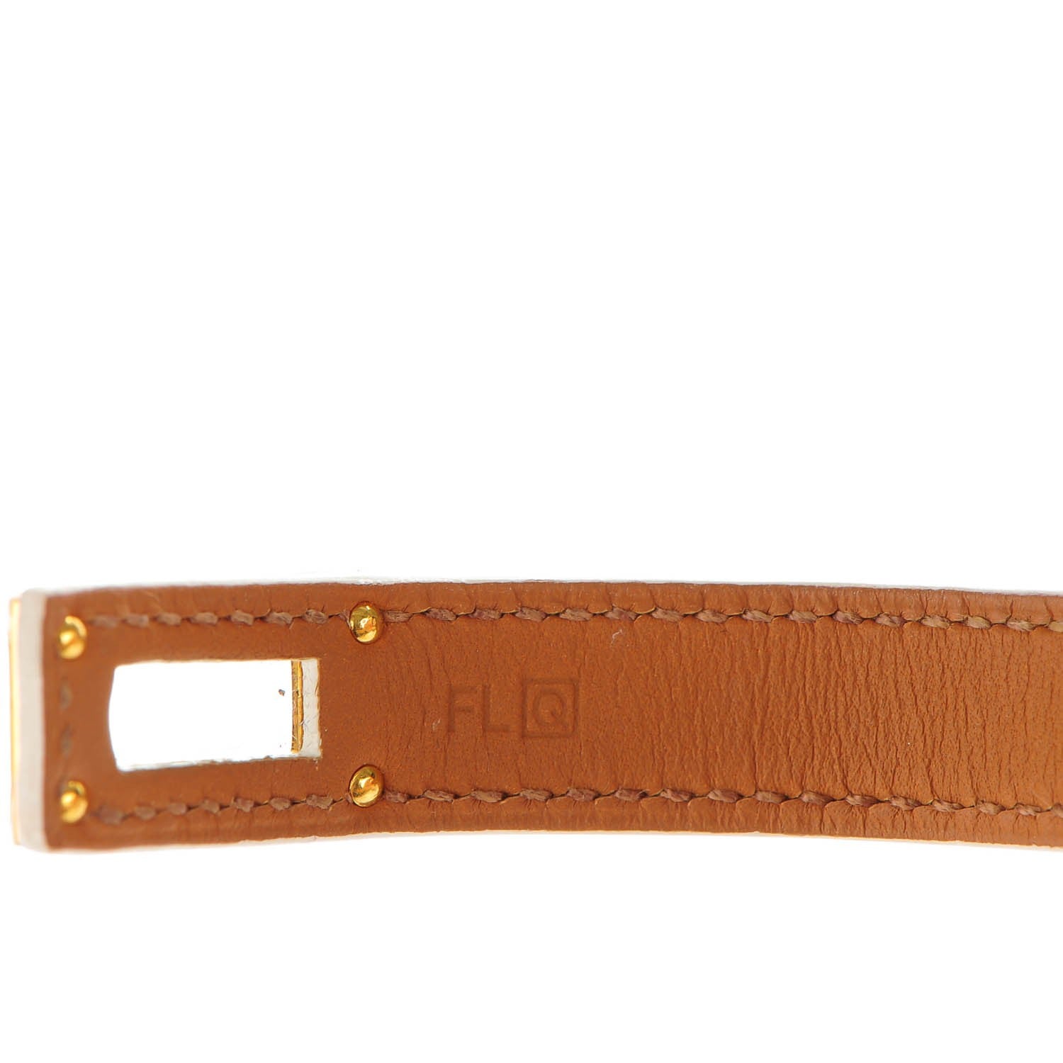 Hermes Epsom Kelly Double Tour Bracelet XS White 6 of 6