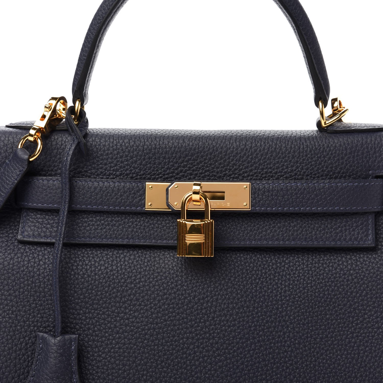 Hermes Togo Kelly Retourne 28 Bleu Nuit 11 of 12