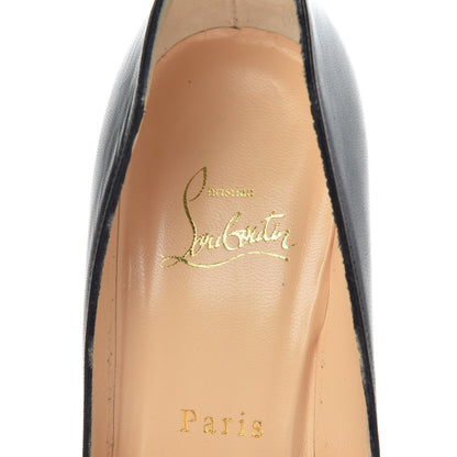 Christian Louboutin Shiny Nappa Pigalle Follies 100 Pumps 38 Black 8 of 10