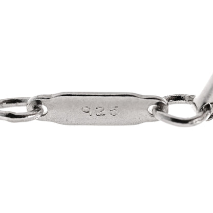 Tiffany Sterling Silver Cross Cutout Pendant Necklace 6 of 6