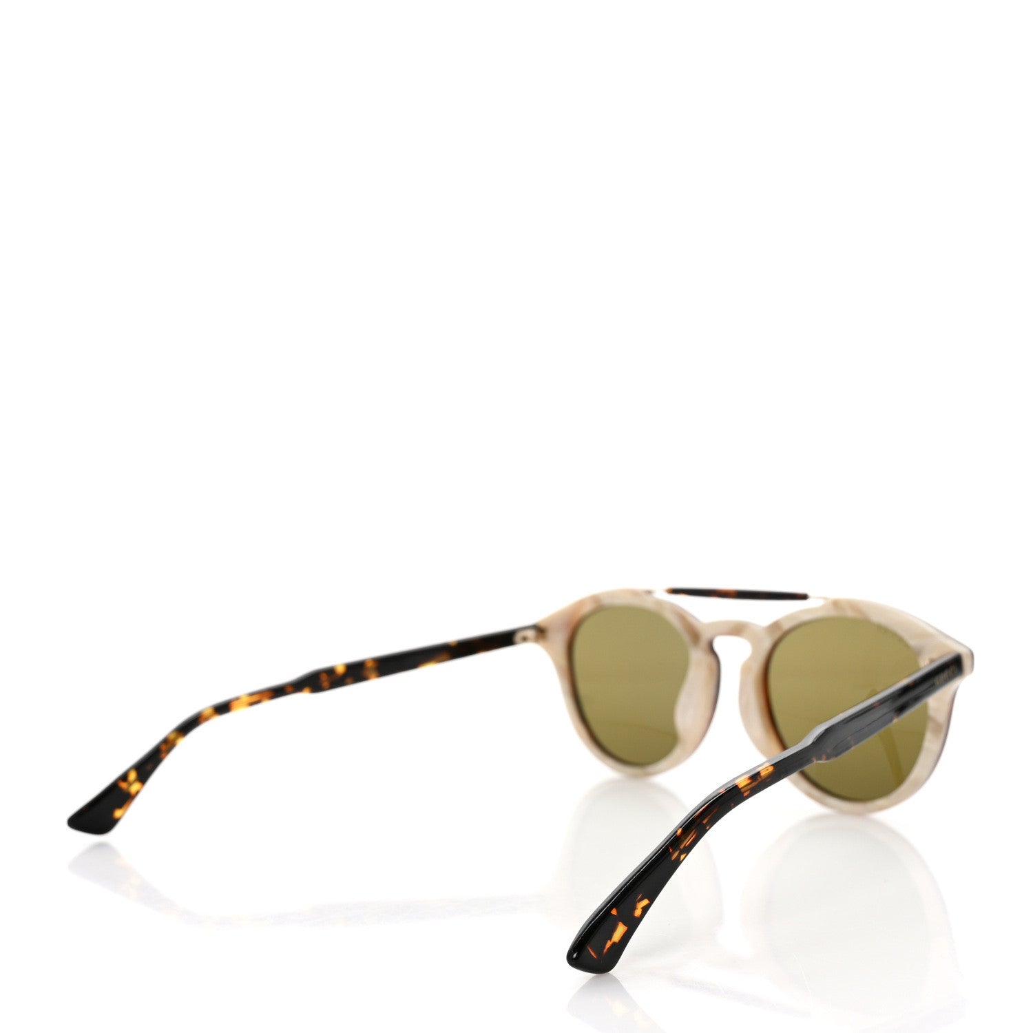 Gucci Round Avana Sunglasses GG0124SA Tortoise 4 of 7