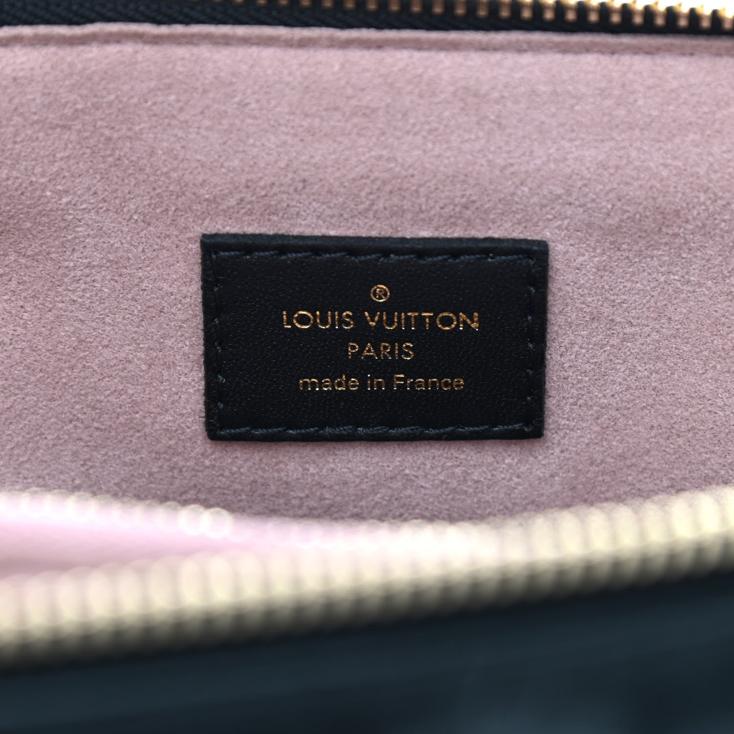 Louis Vuitton Lambskin Embossed Monogram Coussin PM Black 6 of 8