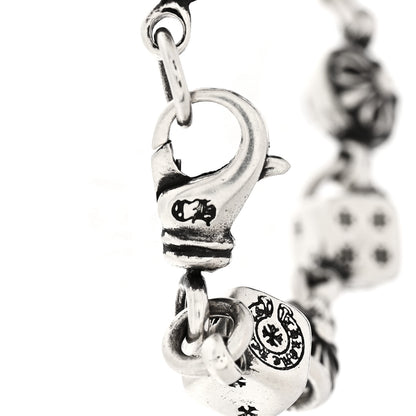 Chrome Hearts Sterling Silver Dice 9 Link Bracelet 3 of 4