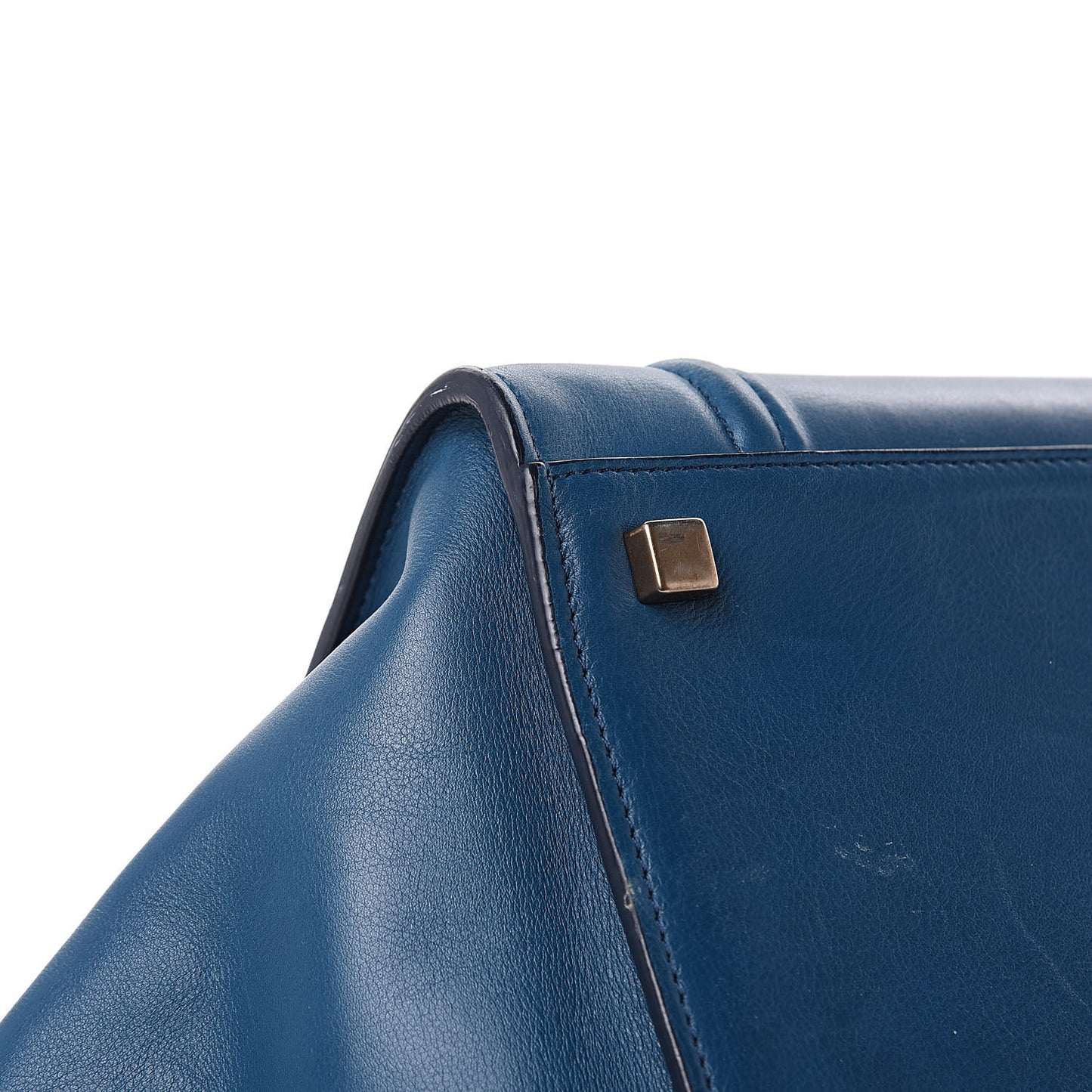 Nappa Calfskin Medium Phantom Luggage Metallic Blue