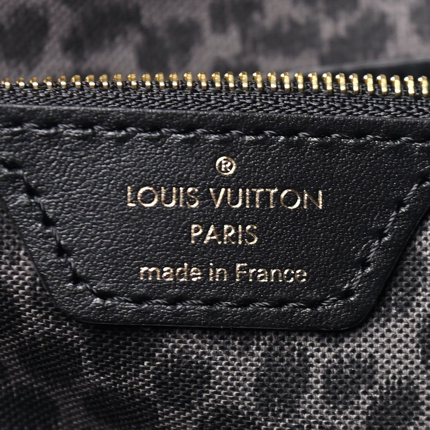 Monogram Giant Wild At Heart Neverfull MM Black