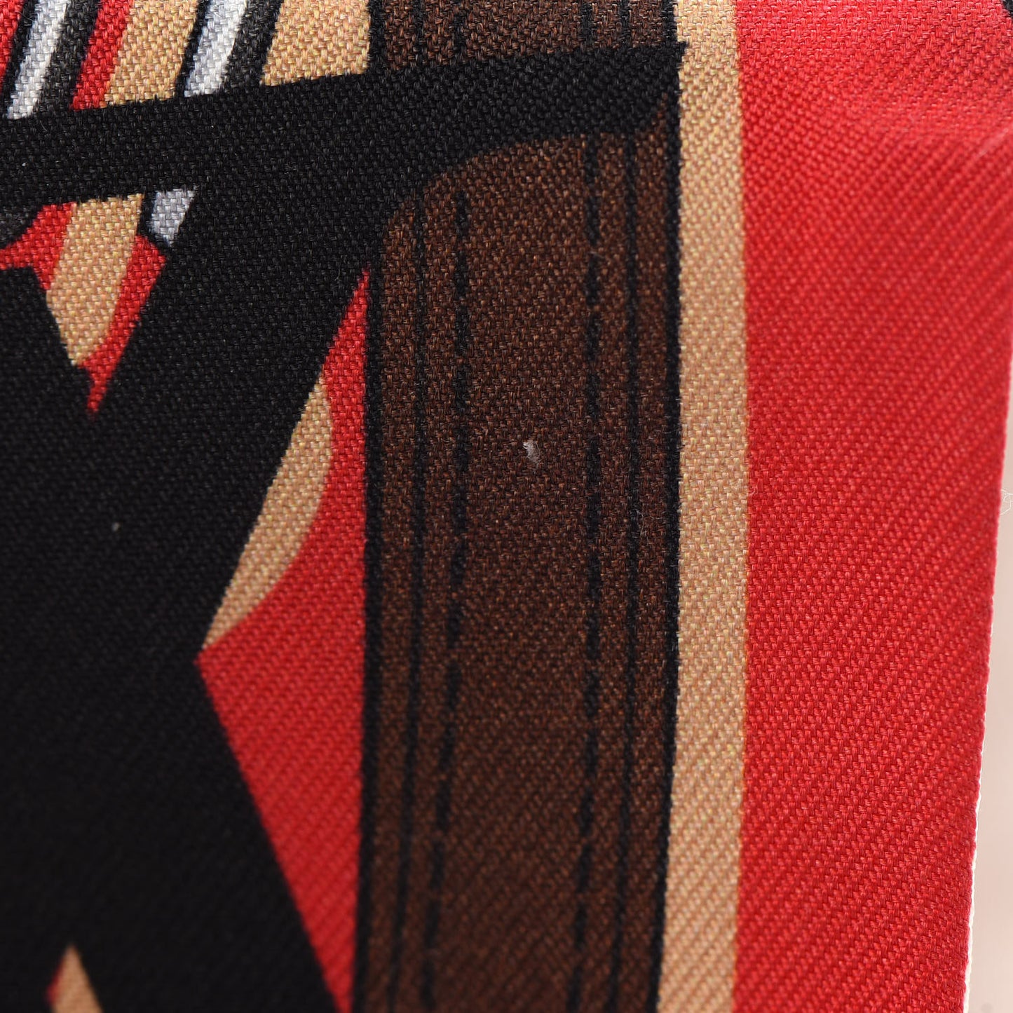 Silk Monogram Tribute To Bandeau Red