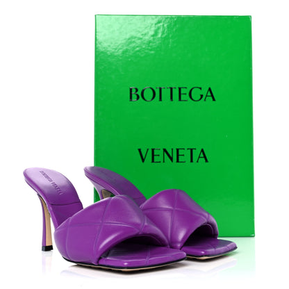 Bottega Veneta Nappa Quilted Rubber Lido Mule Sandals 39 Gumdrop 8 of 8
