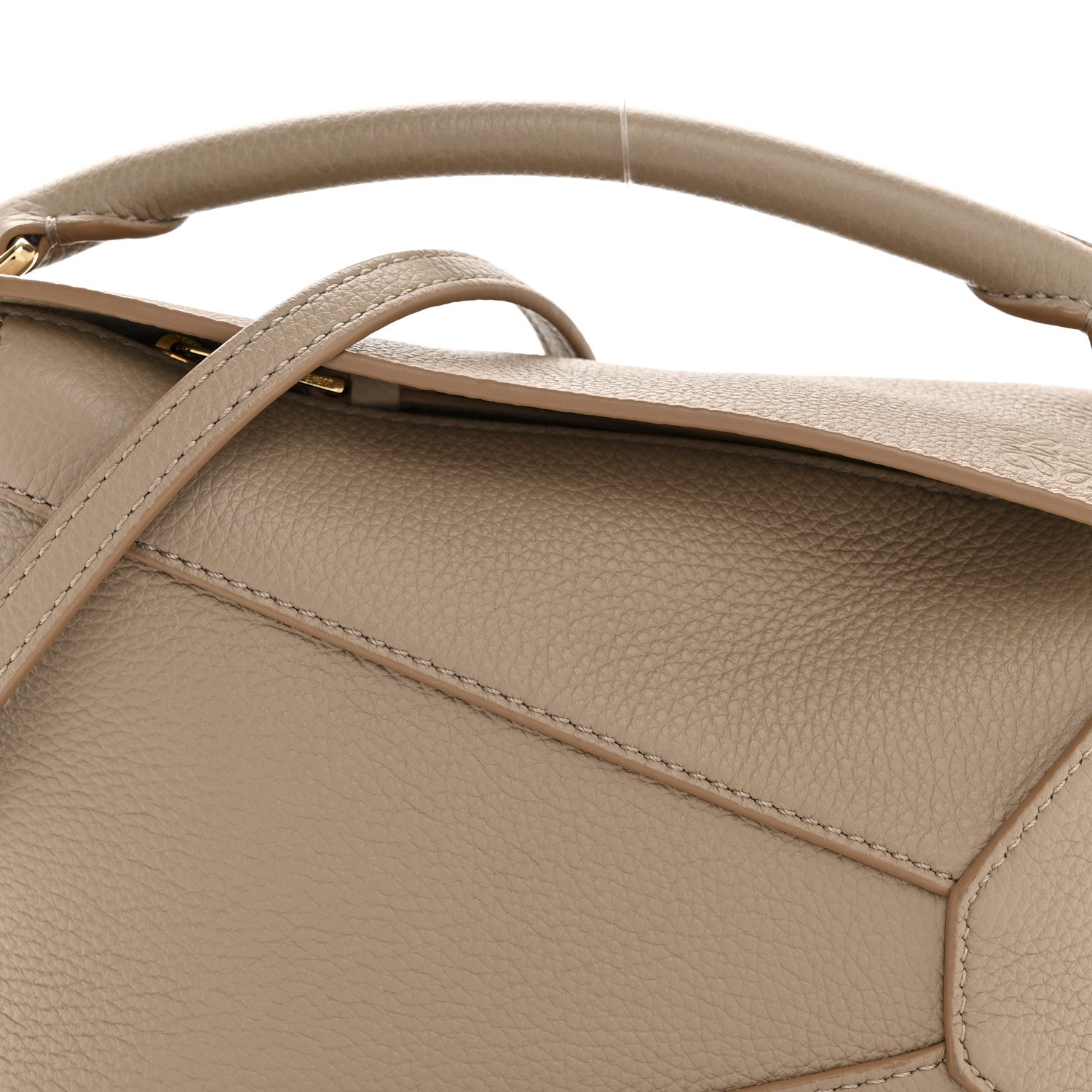 Loewe Soft Grained Calfskin Mini Puzzle Edge Bag Sand 8 of 10