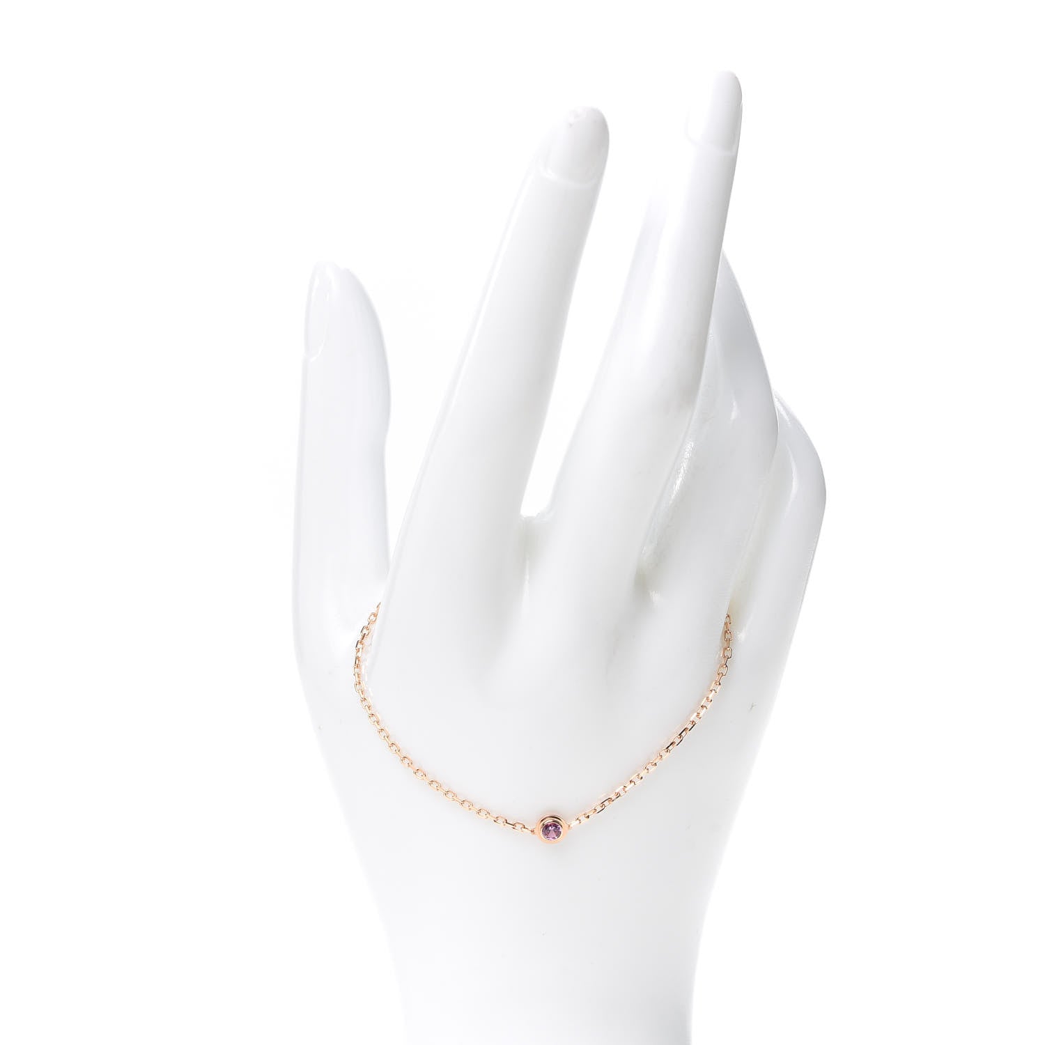 Cartier 18K Pink Gold Pink Sapphire D'Amour Bracelet 2 of 6