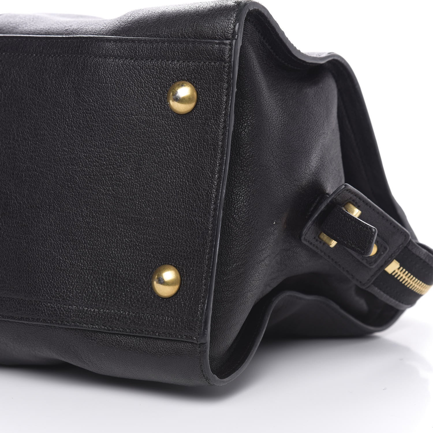 Saint Laurent Sheepskin Medium Cabas ChYc Black 10 of 15