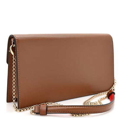 Christian Louboutin Calfskin Loubi54 Crossbody Clutch Biscotto 3 of 10