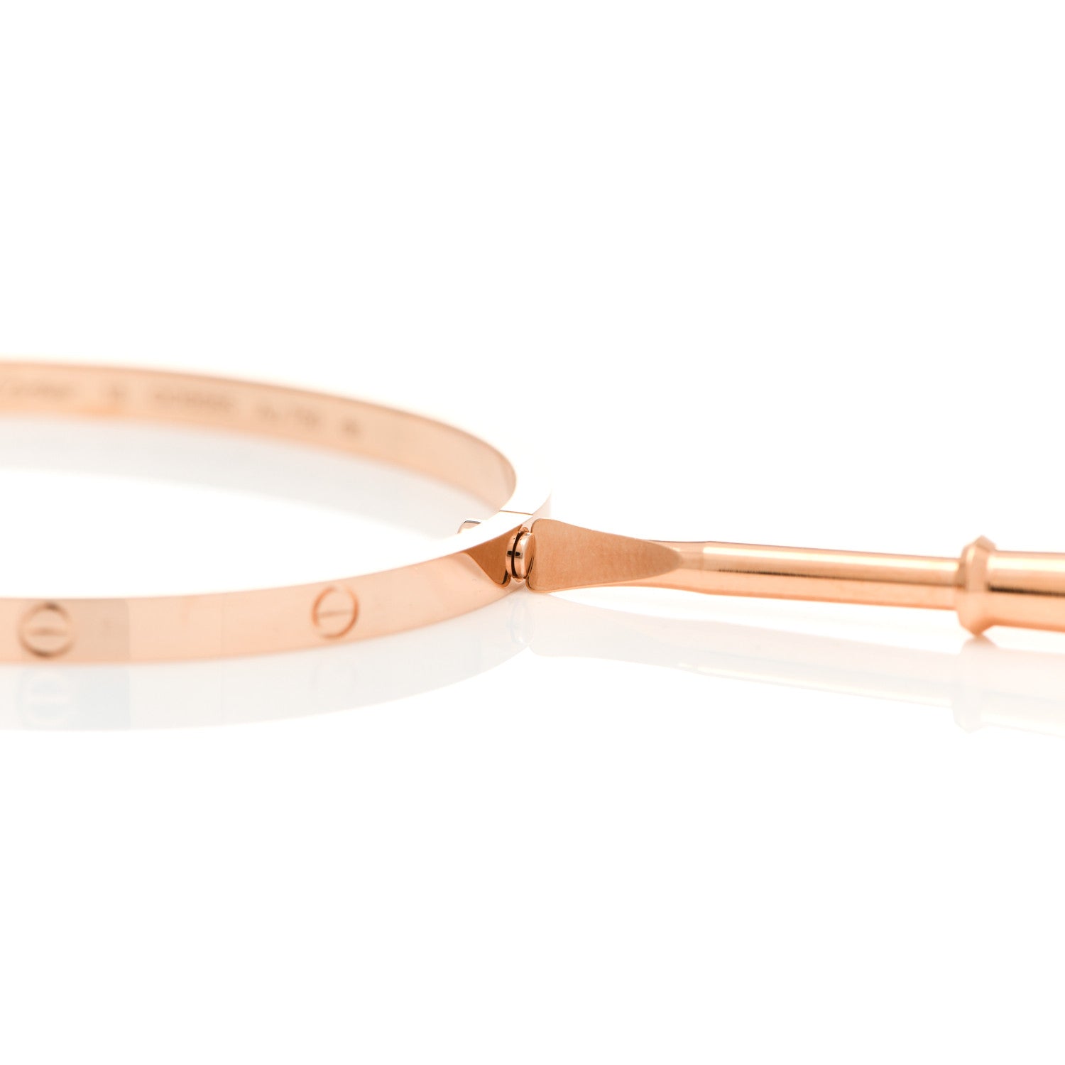 Cartier 18K Pink Gold Small LOVE Bracelet 18 4 of 4
