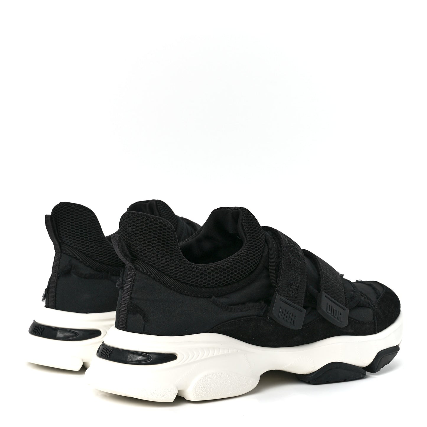 Technical Fabric Nylon Camouflage Womens D-Wander Sneakers 39 Black