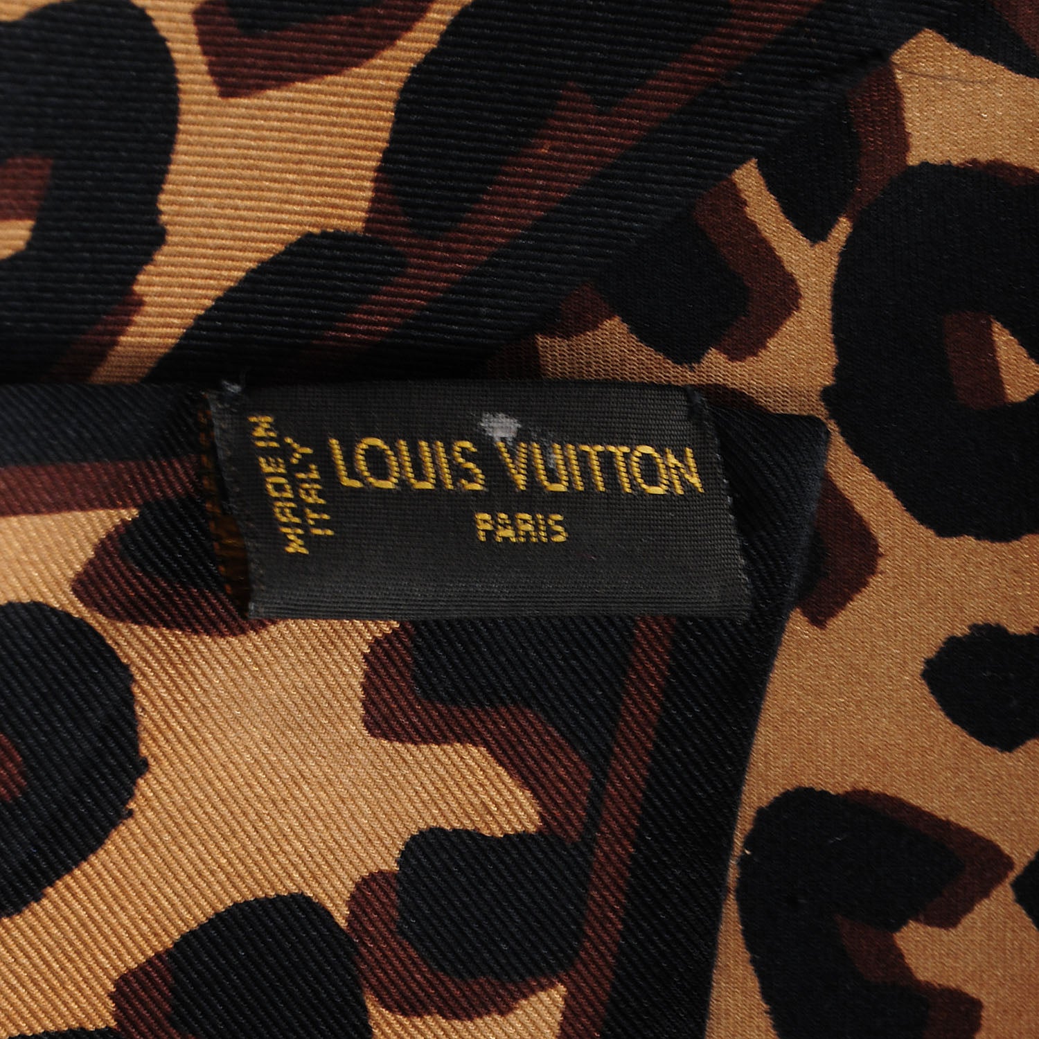 Louis Vuitton Silk Leopard Bandeau Marron 5 of 6