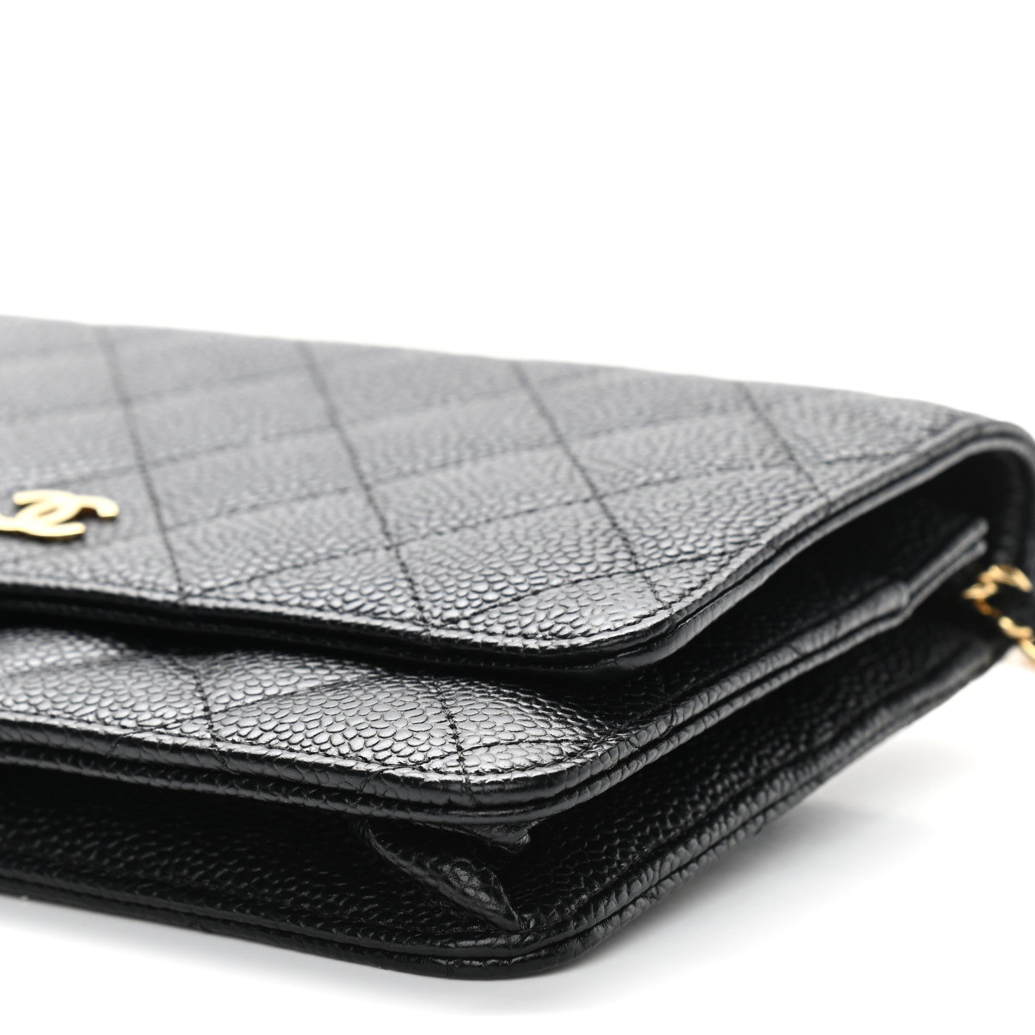 Chanel Caviar Quilted Wallet On Chain WOC Black 9 of 9