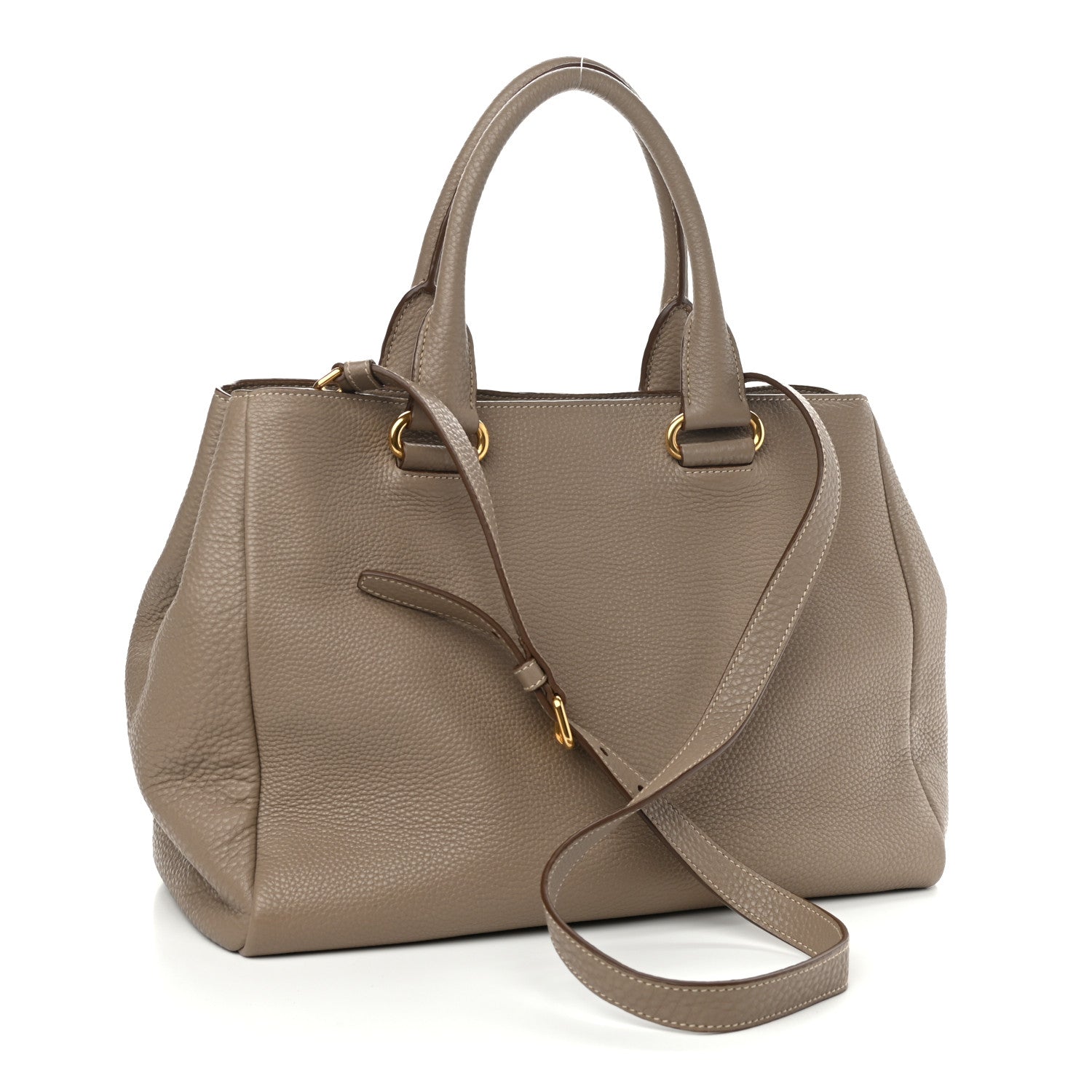 Prada Vitello Daino Tote Visone 3 of 13