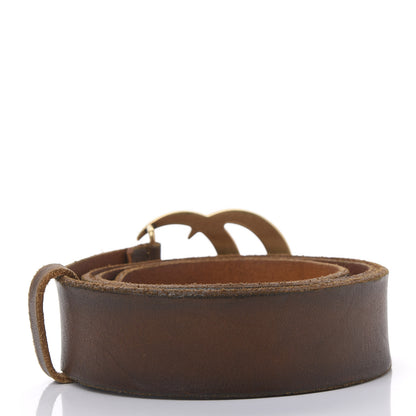 Gucci Faded Calfskin Double G 40mm Belt 95 38 Cuir 2 of 6