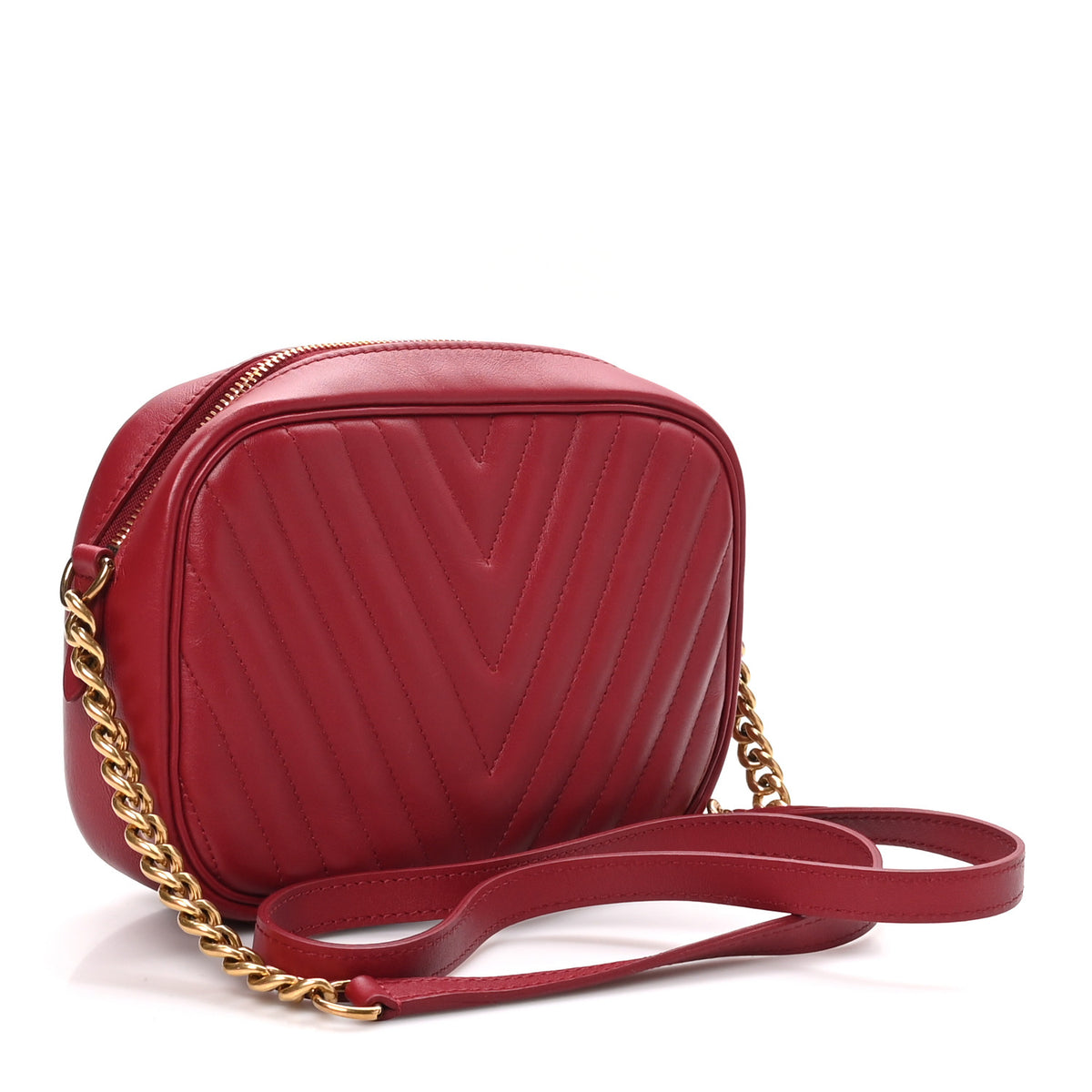 Calfskin New Wave Camera Bag Red