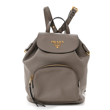 Prada Vitello Daino Backpack Argilla 1 of 13