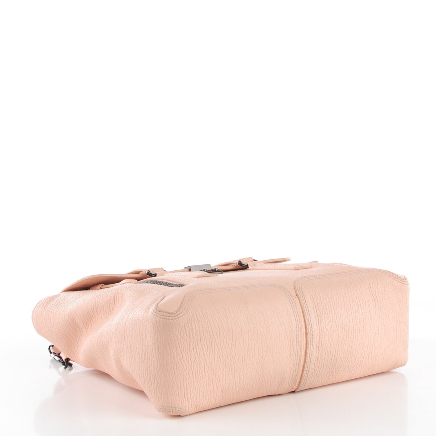 3.1 Textured Calfskin Large Pashli Satchel Blush