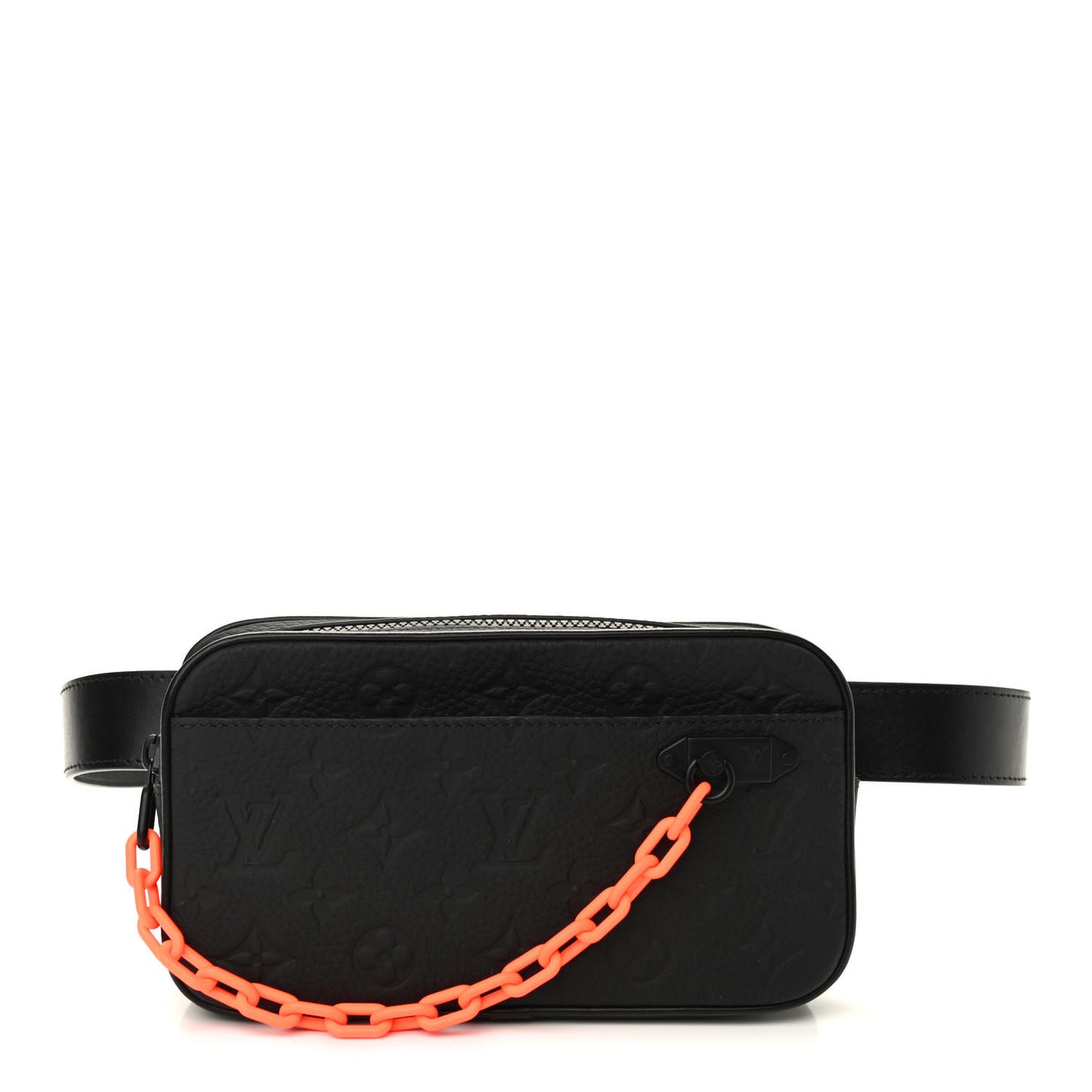 Taurillon Monogram Uniformes Solar Ray Soft Pochette Volga Belt Bag Black