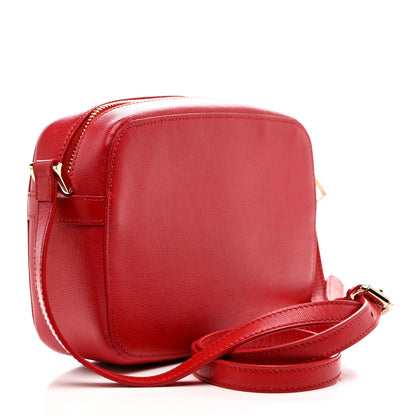 Versace Grained Calfskin Medusa Camera Bag Red 3 of 10