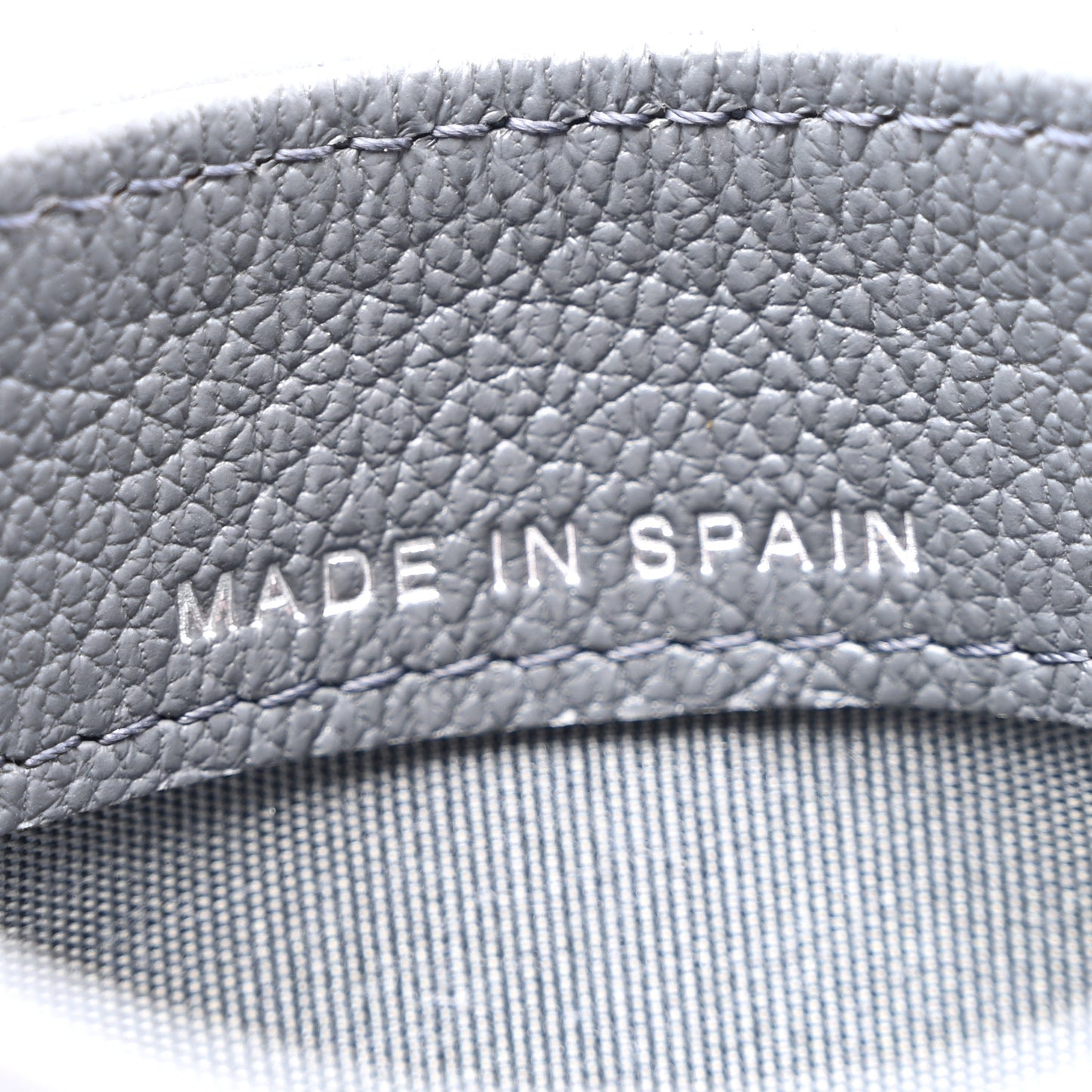 Goatskin CC Card Holder Grey