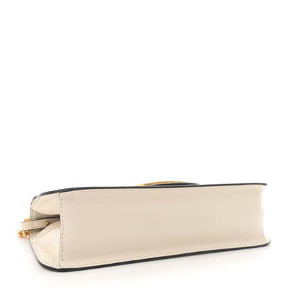 Valentino Garavani Calfskin Vlogo Loco Shoulder Bag Light Ivory 4 of 10