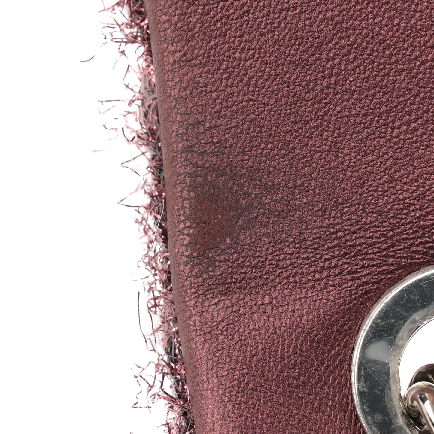 Lurex Knit Medium Pluto Glitter Flap Pink