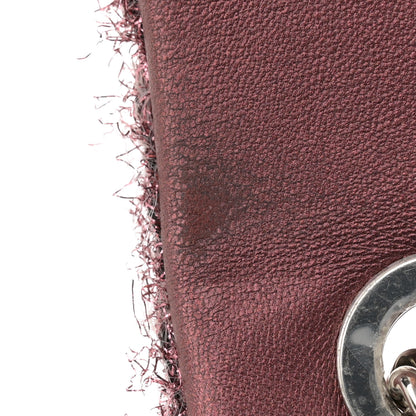 Chanel Lurex Knit Medium Pluto Glitter Flap Pink 13 of 14