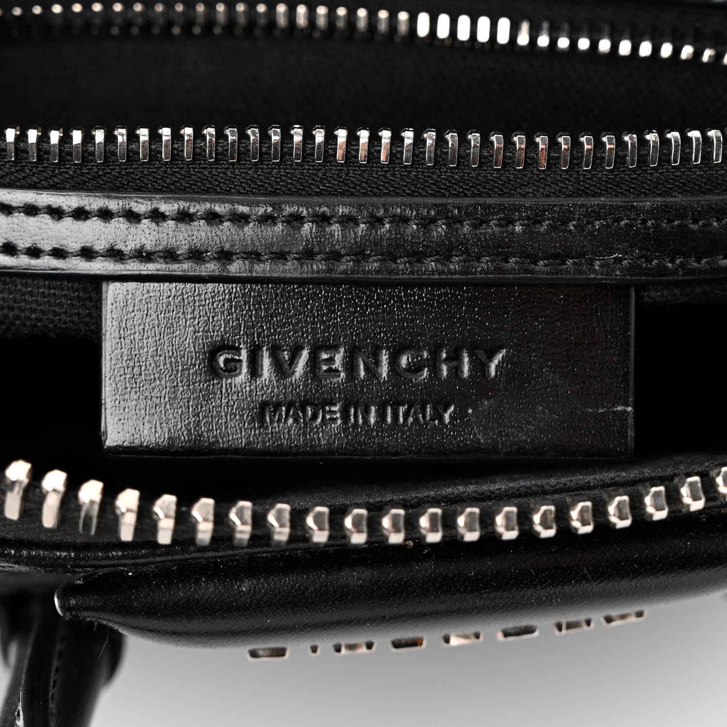 Givenchy Shiny Lord Calfskin Mini Antigona Black 6 of 13