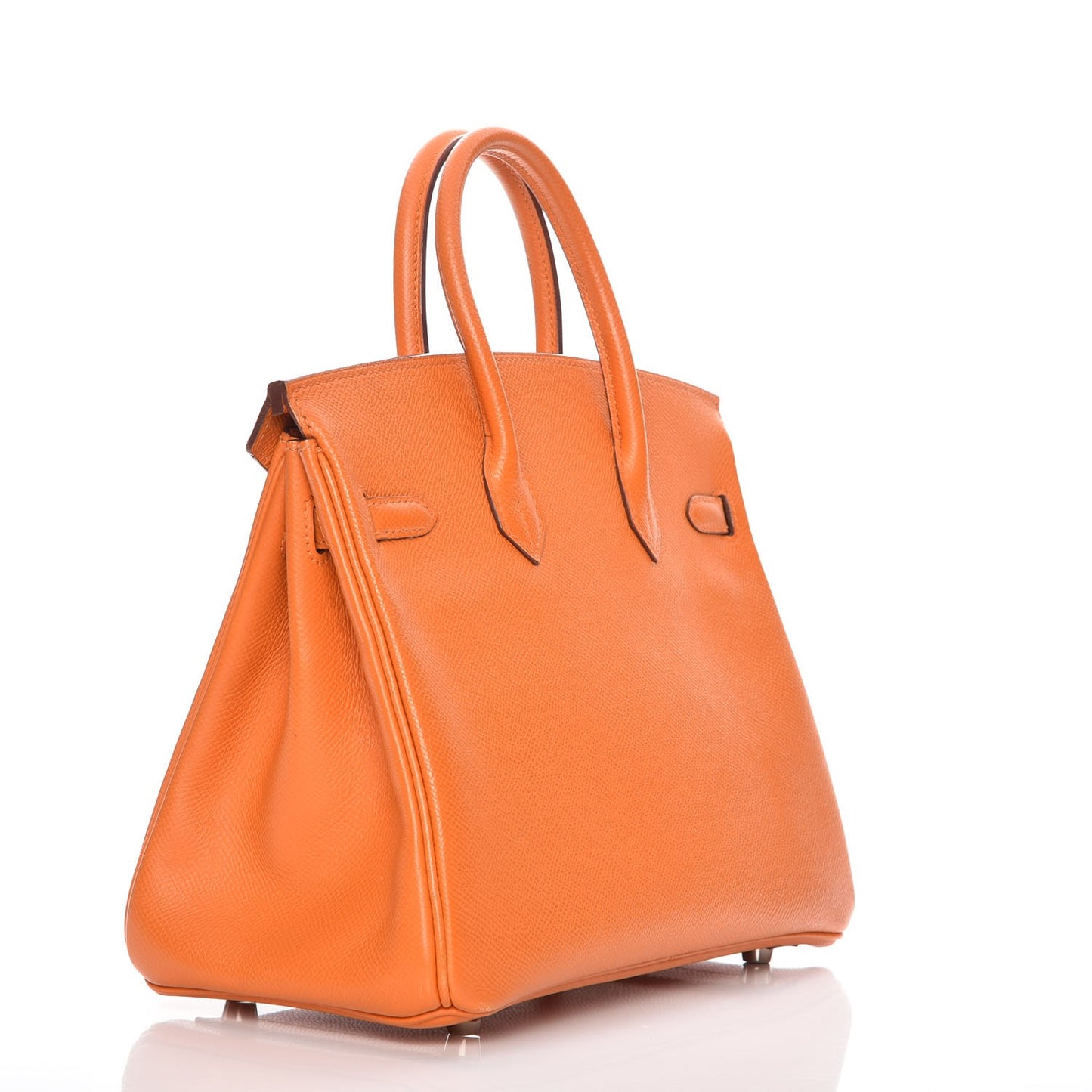 Epsom Birkin 25 Orange