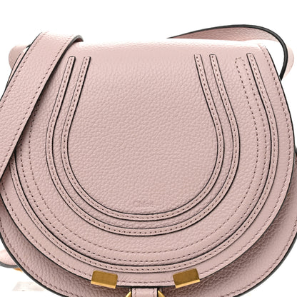 Chloe Calfskin Mini Marcie Round Crossbody Bag Misty Lavender 10 of 13